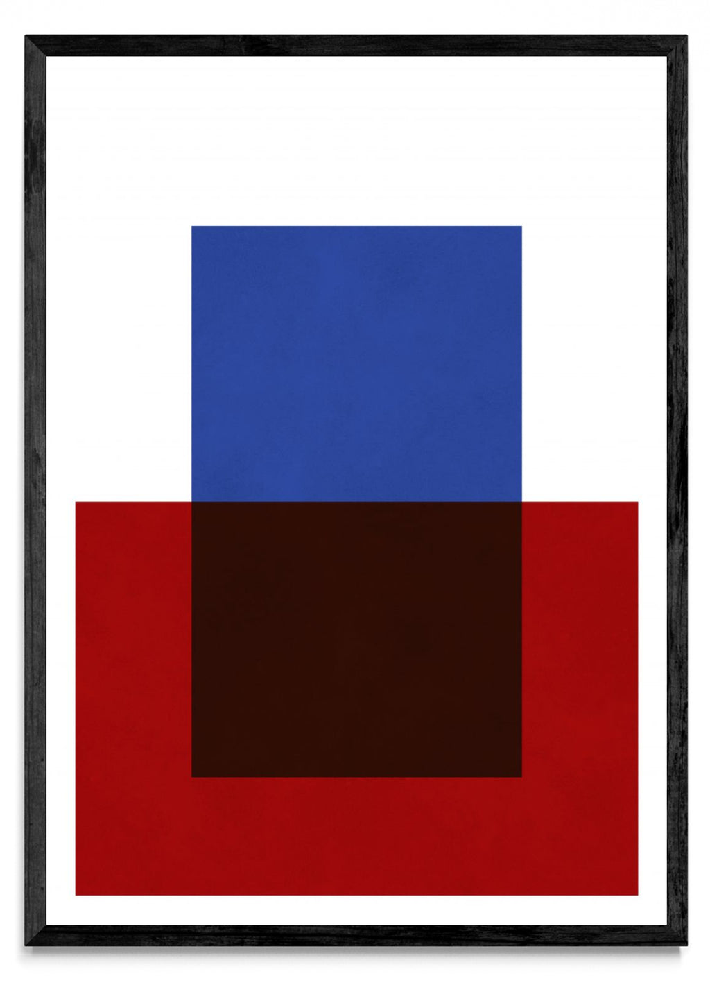 Rojo sobre azul 2 - Retrato N