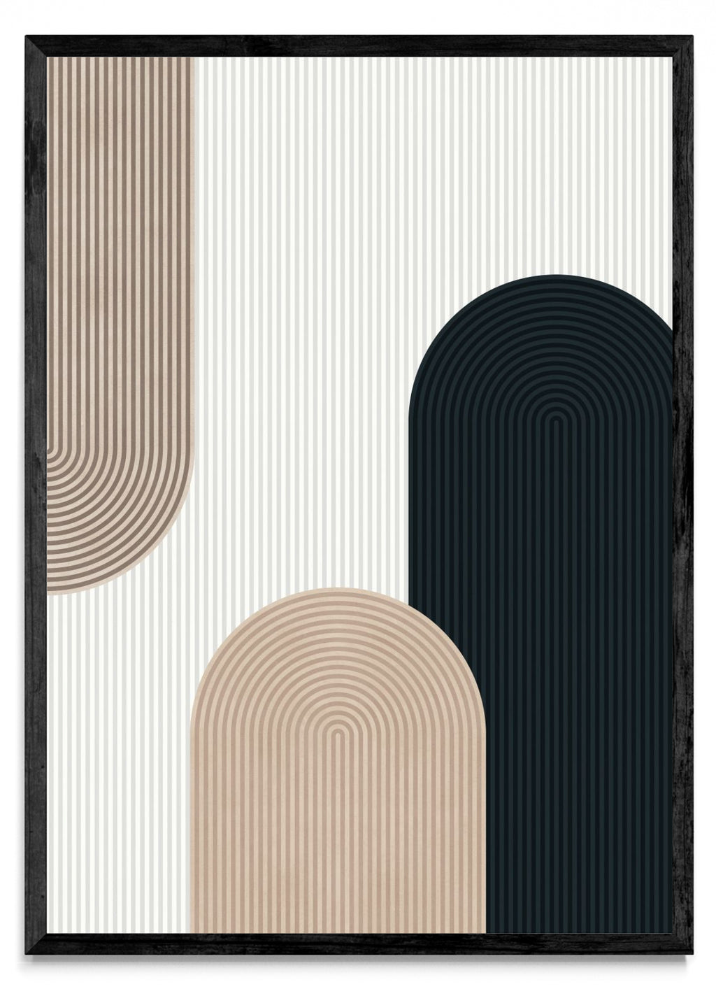Arte de líneas y círculos 2 - Retrato N