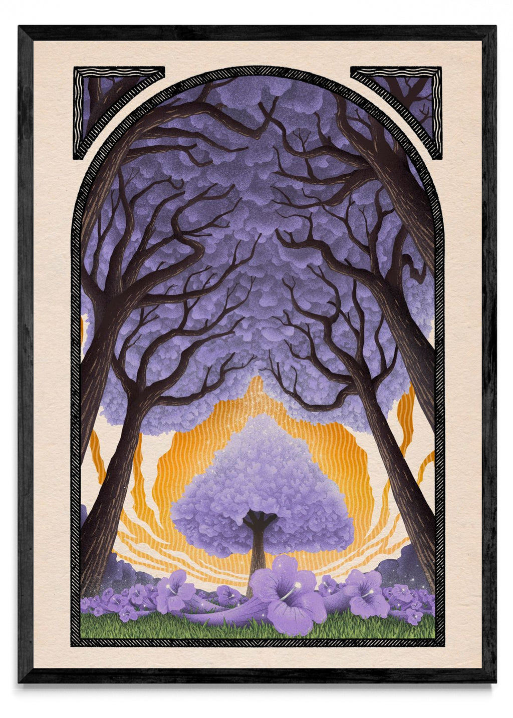 Trees of life - jacarandá - Retrato N