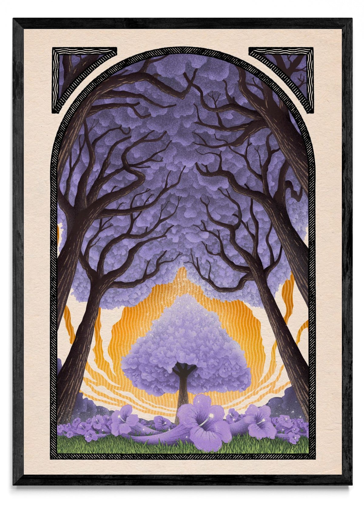 Trees of life - jacarandá - Retrato N