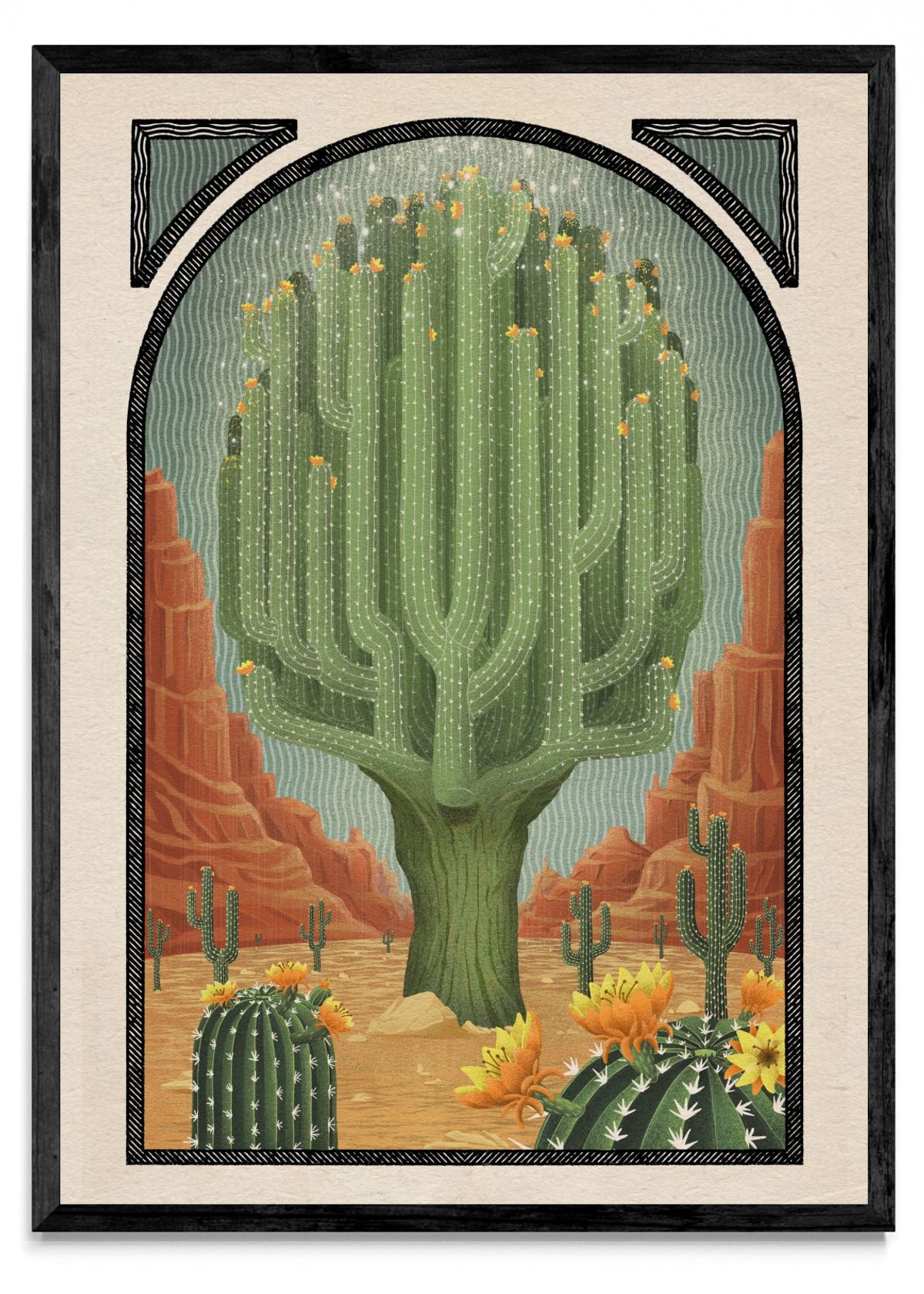 Trees of life - cacto - Retrato N