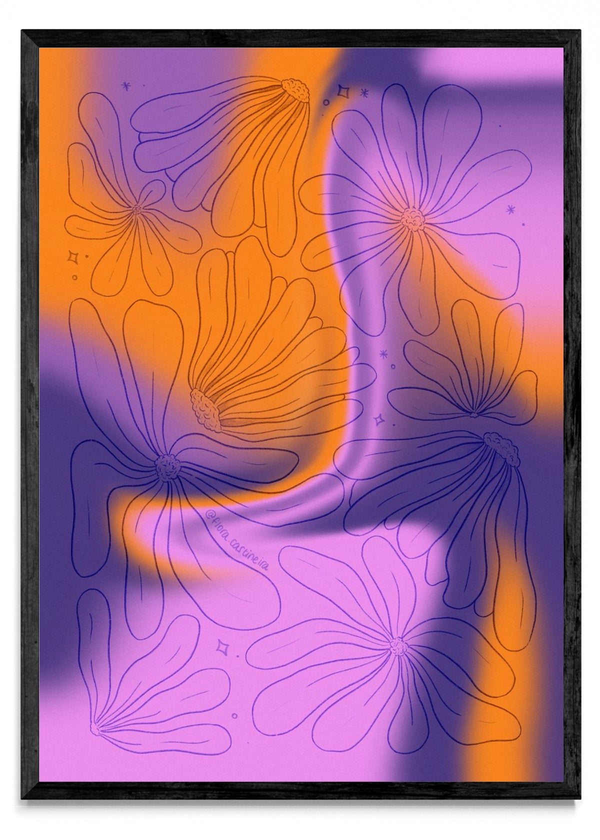 Jardin flores - Retrato N