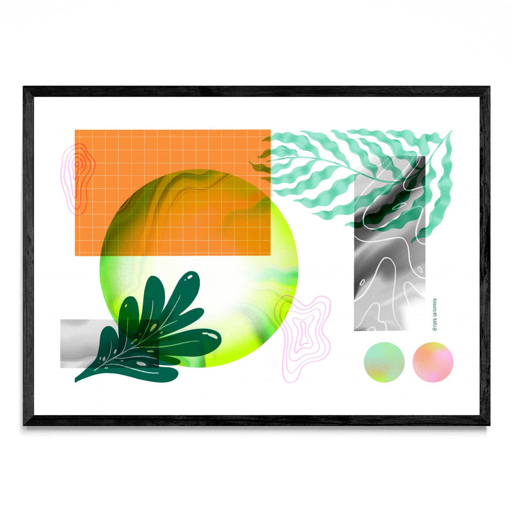 Geo abstract collage - Paisaje N