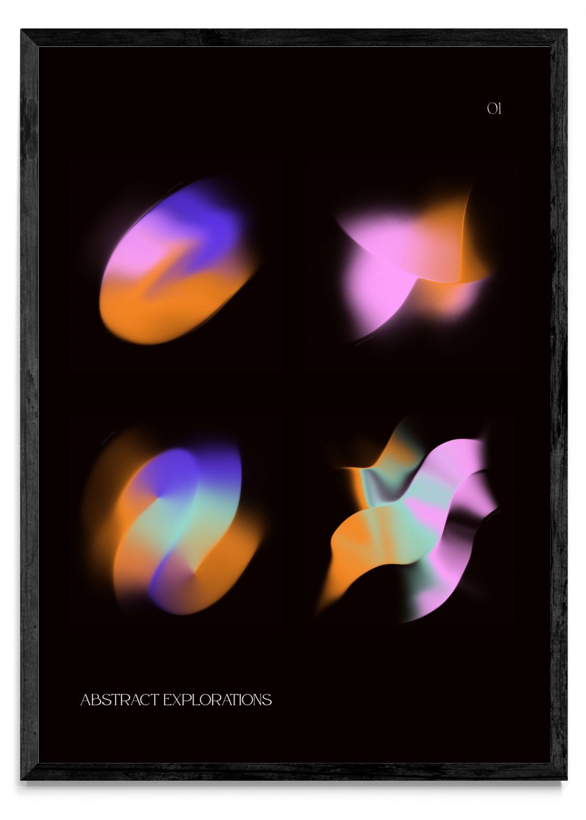 Abstract explorations collage - Retrato N
