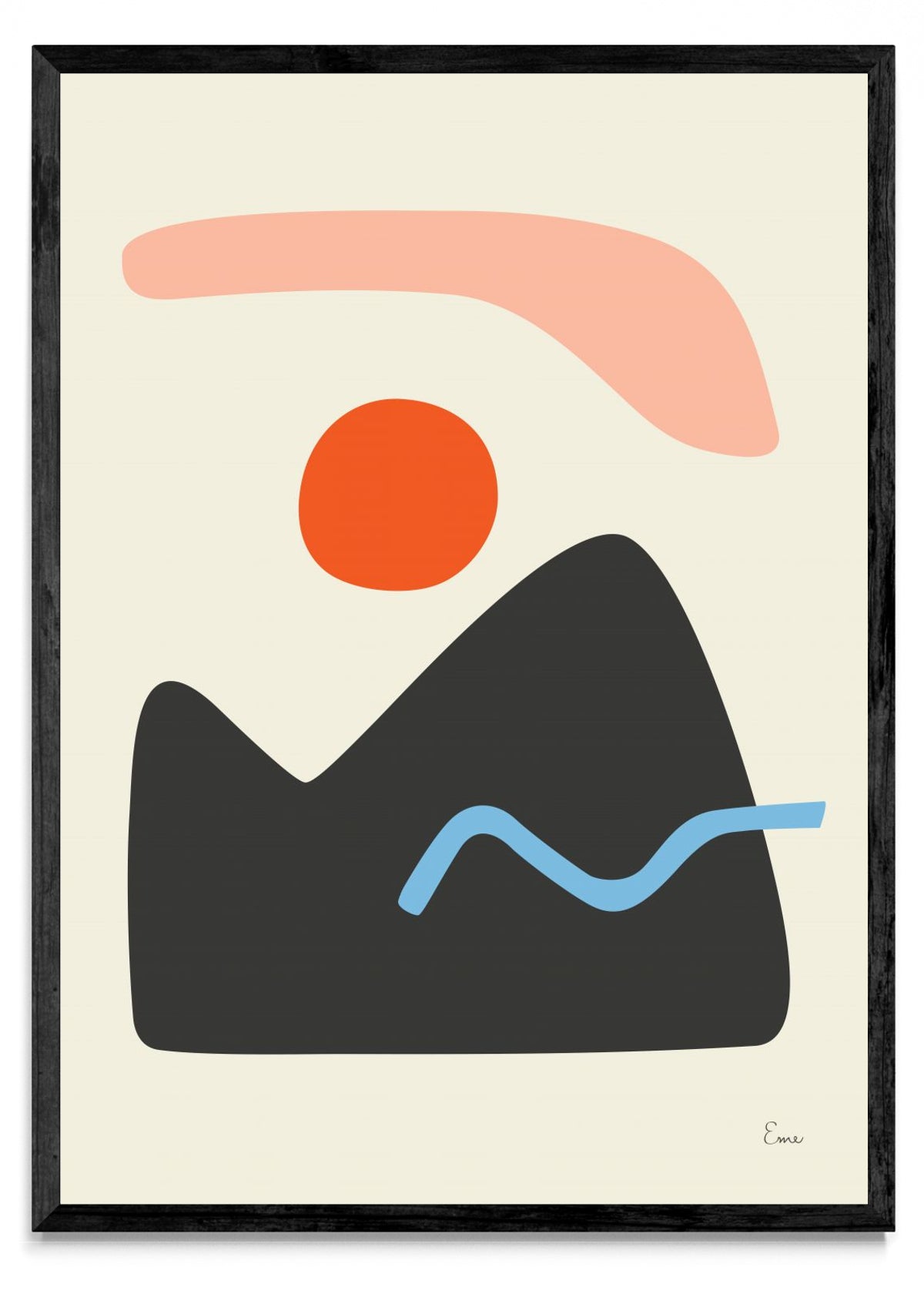 Atardecer en el Cerro - Retrato N