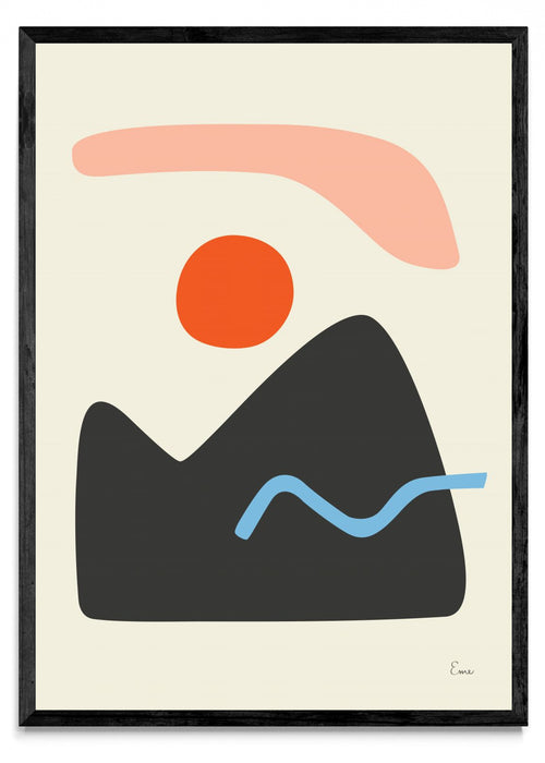 Atardecer en el Cerro - Retrato N