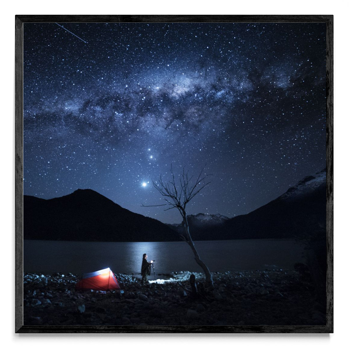 La luna, Venus, Antares - Cuadrado N