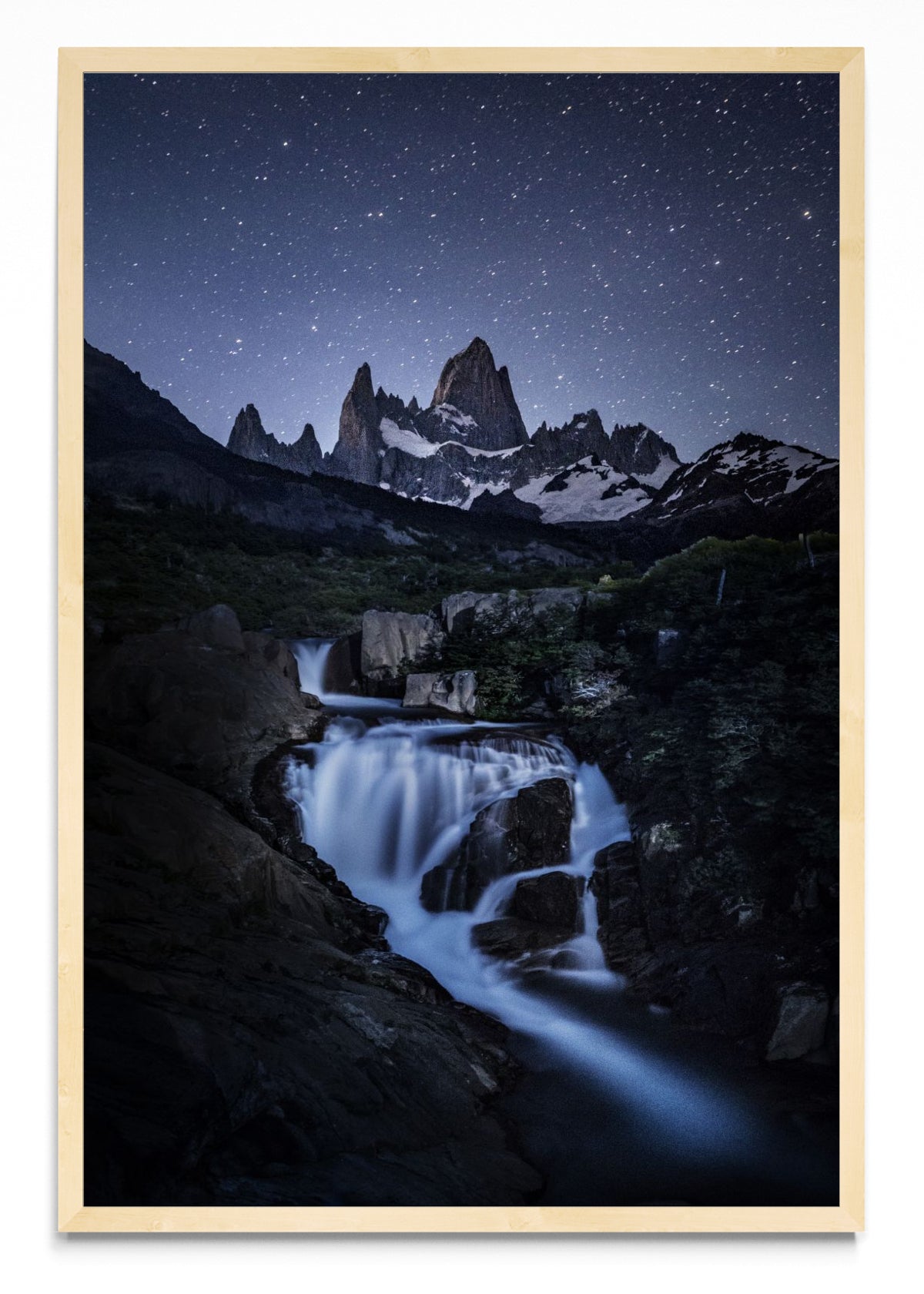 Chalten iluminado por las estrellas - FotoV MC