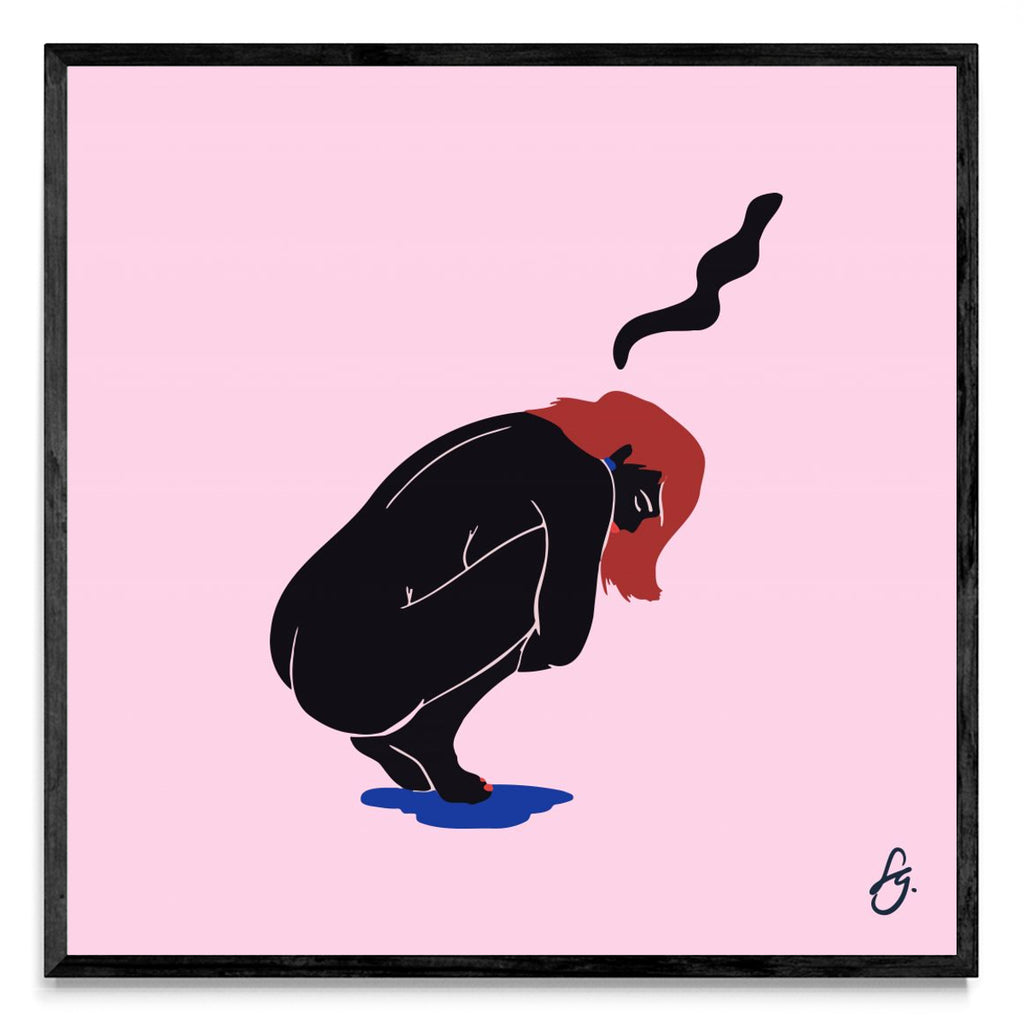 Quietecita Rosa - Cuadrado N