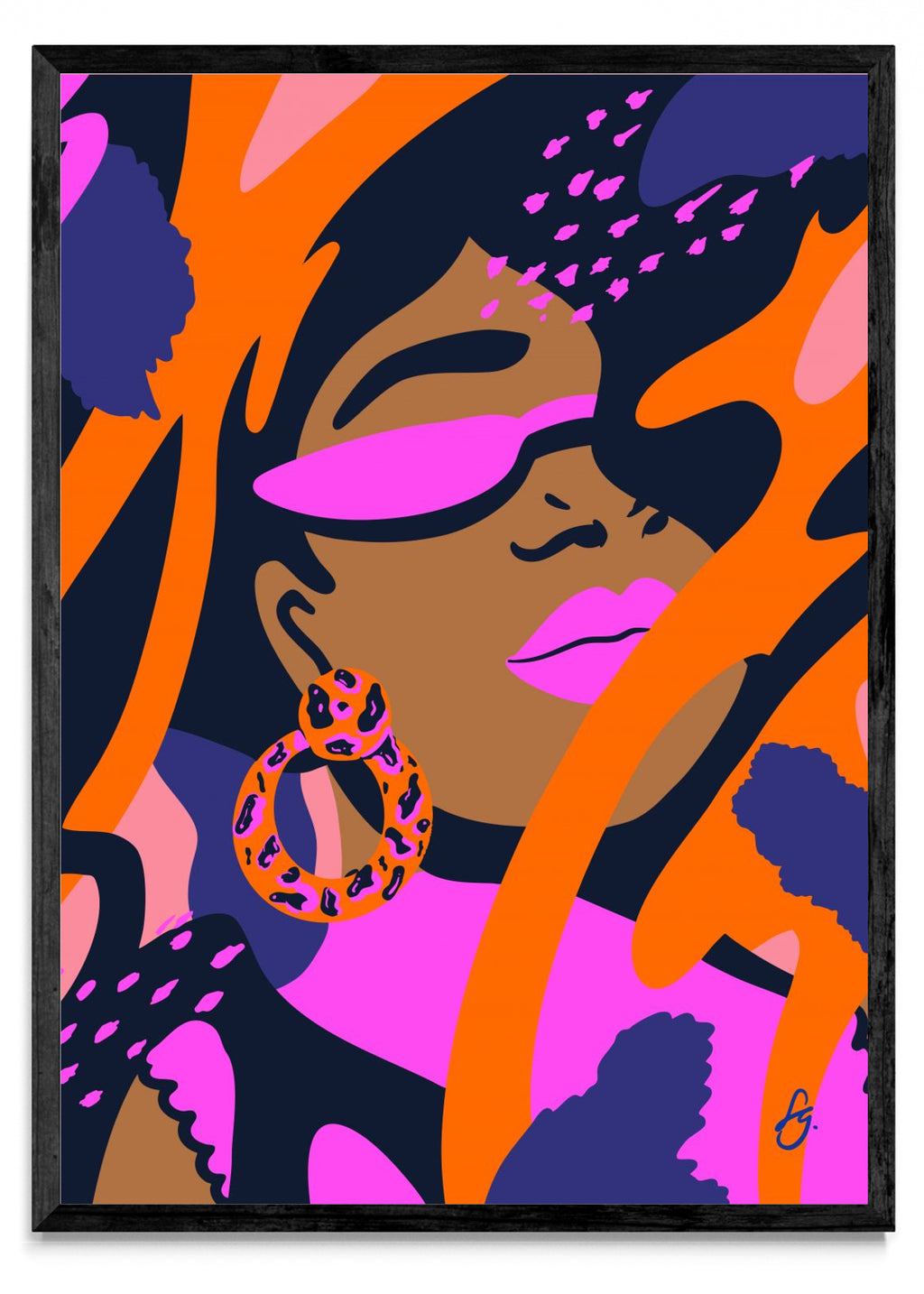 Series I_ Magenta - Retrato N