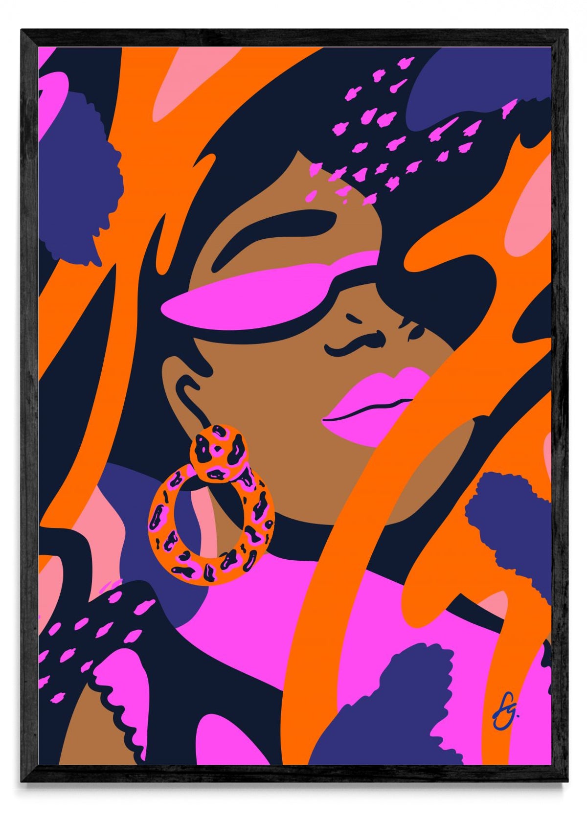 Series I_ Magenta - Retrato N