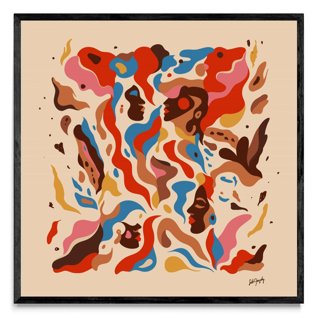 Caras de Fuego 3 - Cuadrado N
