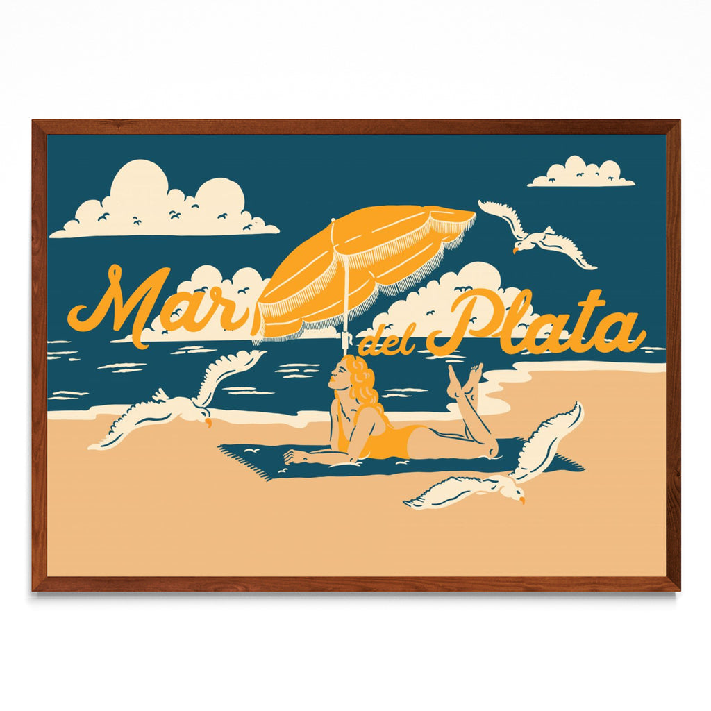 Recuerdo de mar del plata - Paisaje MO