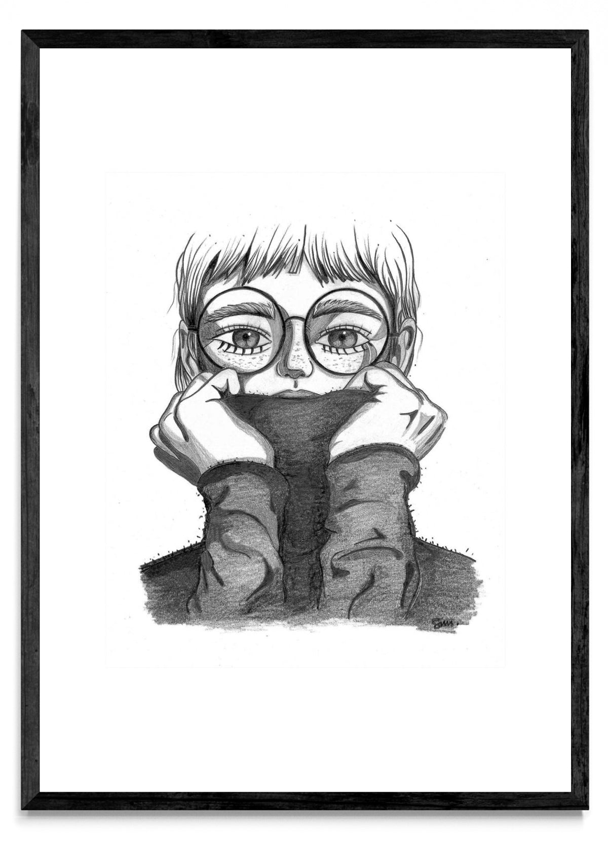 La chica de la polera - Retrato N