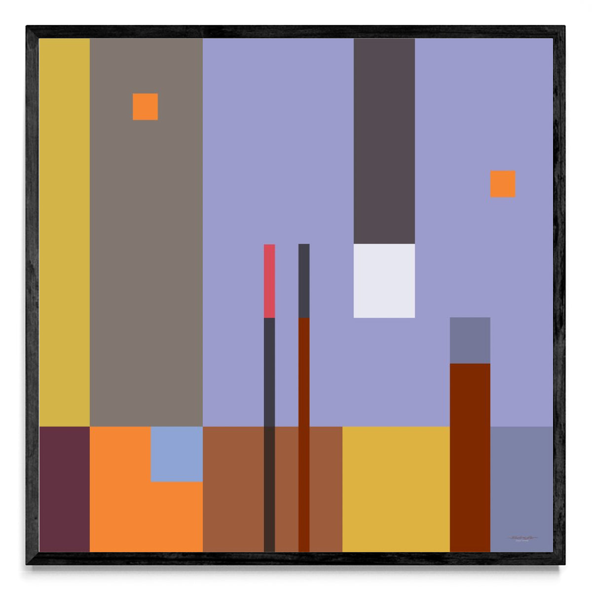 Abstracción colours 2 - Cuadrado N