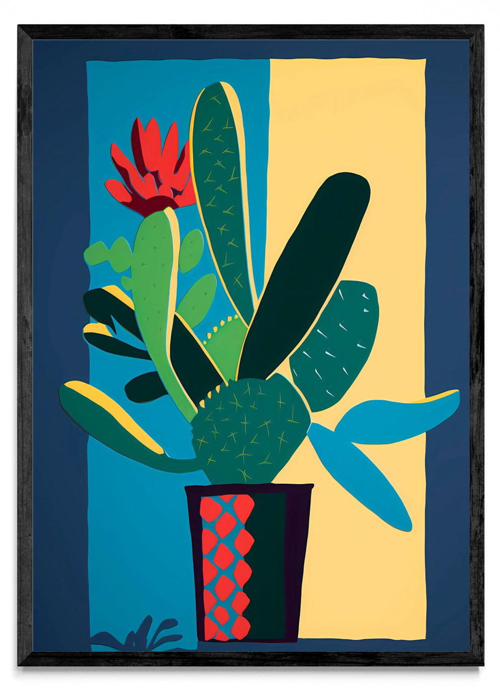 Cactus en Flor - Retrato N