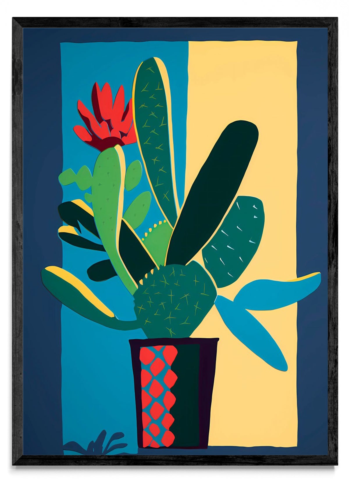 Cactus en Flor - Retrato N