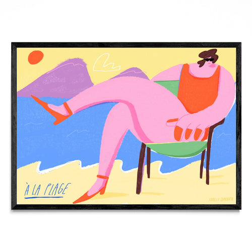À la plage - Paisaje N