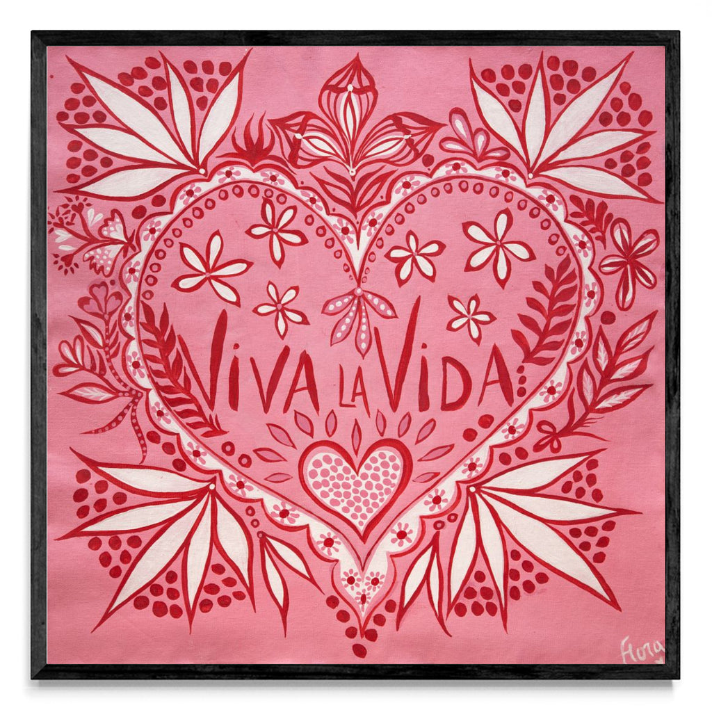 Viva la vida pink - Cuadrado N