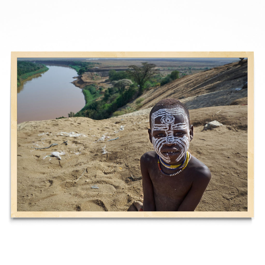 Niño de tribu de Ethiopia - FotoH MC