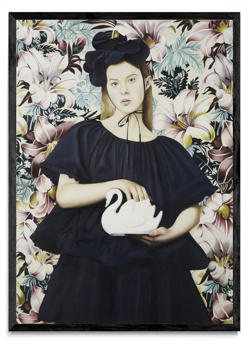 Reina con Cisne - Retrato N