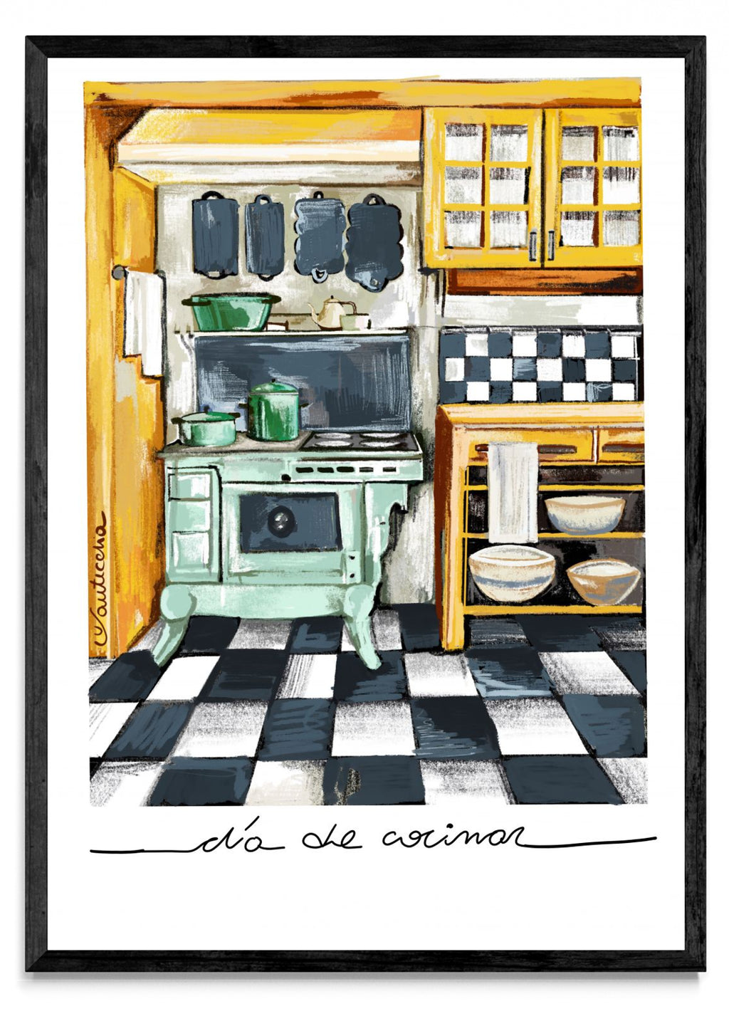 Día de cocinar - Retrato N