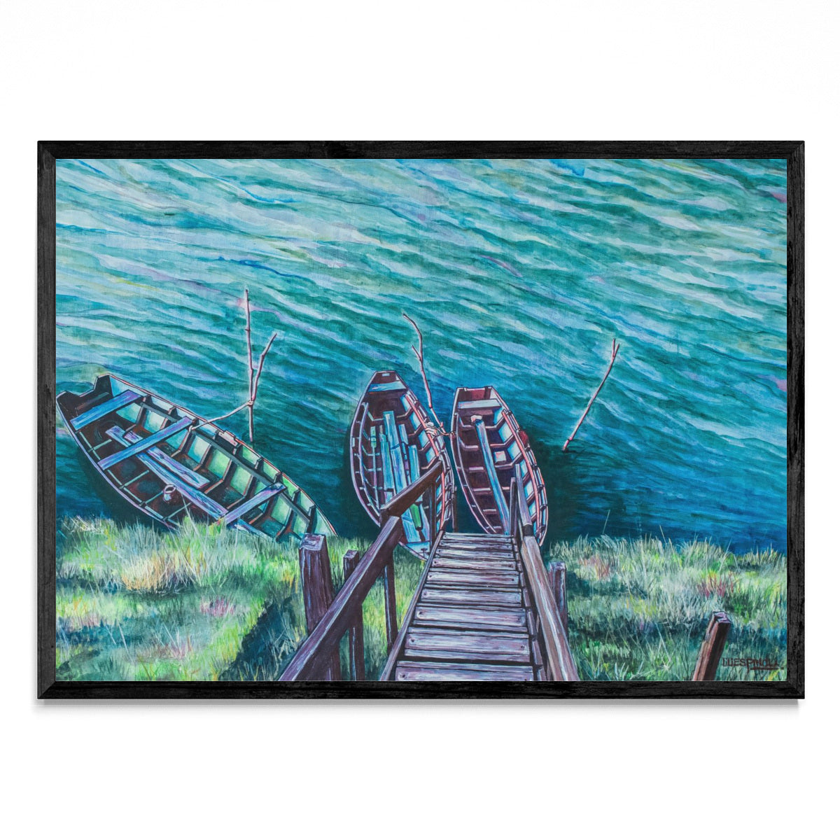 Canoas pesqueras - Paisaje N