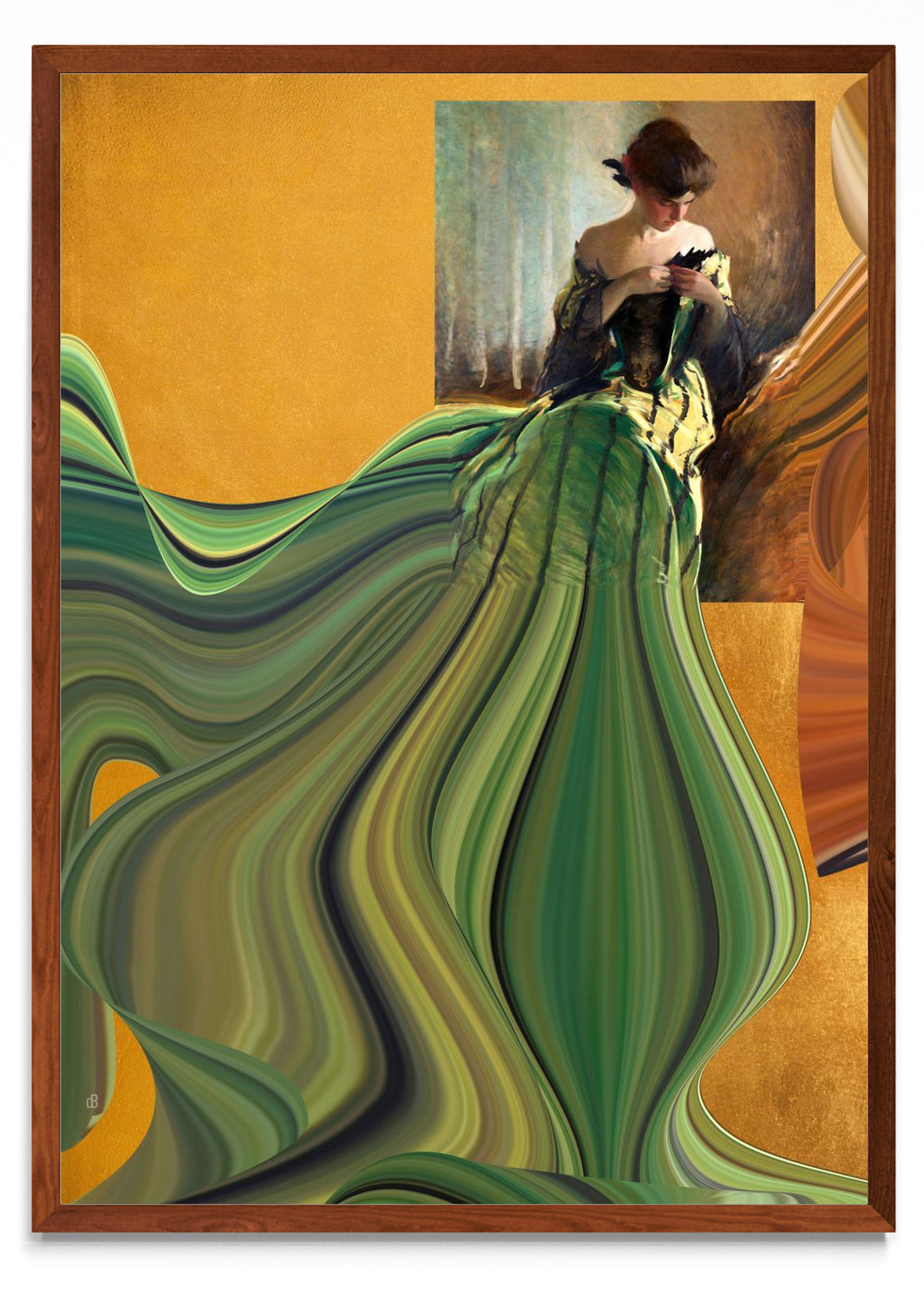 Appropriation – Green Dress - Retrato MO