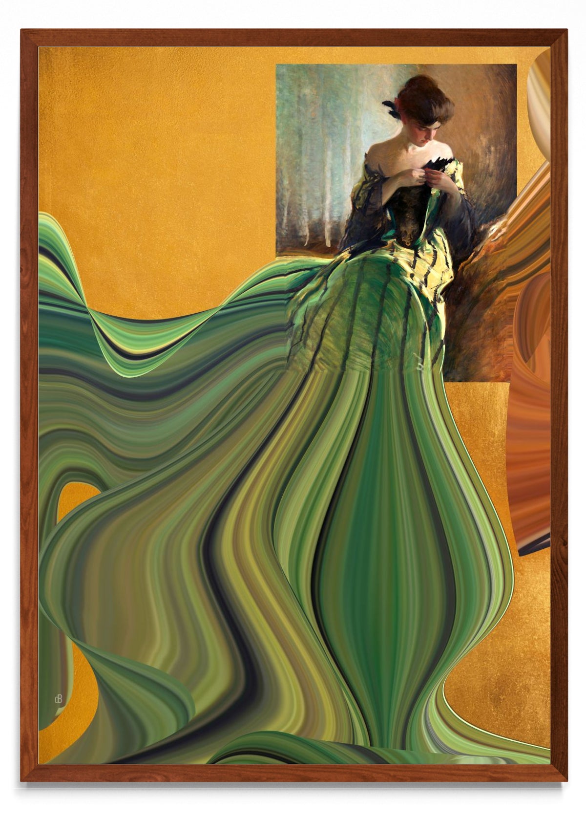 Appropriation – Green Dress - Retrato MO