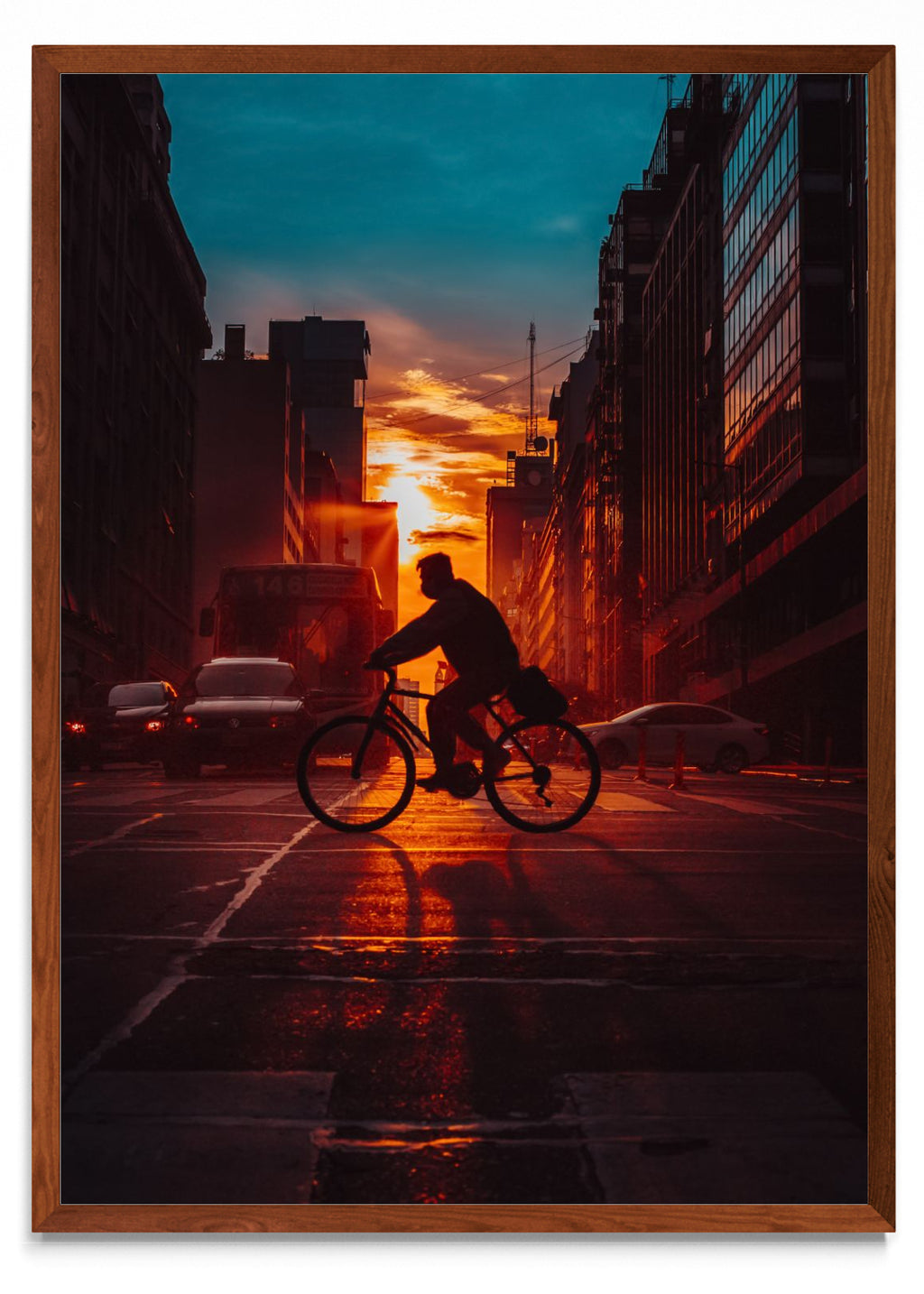 La bici y la tarde. - Retrato MO