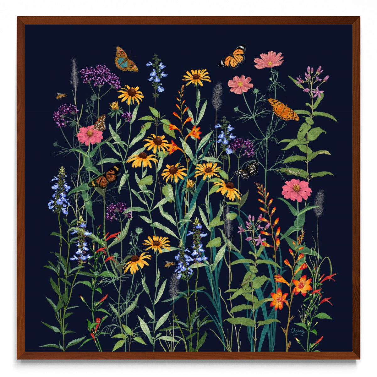 Jardin de primavera - cuadrado MO