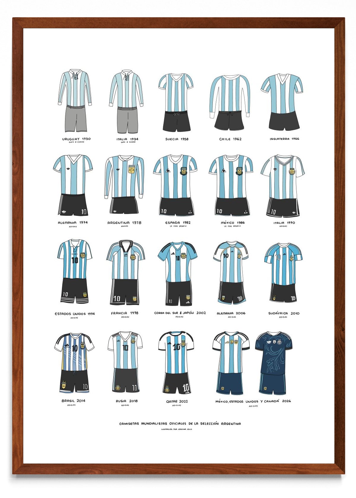 CAMISETAS MUNDIALISTAS - Retrato MO