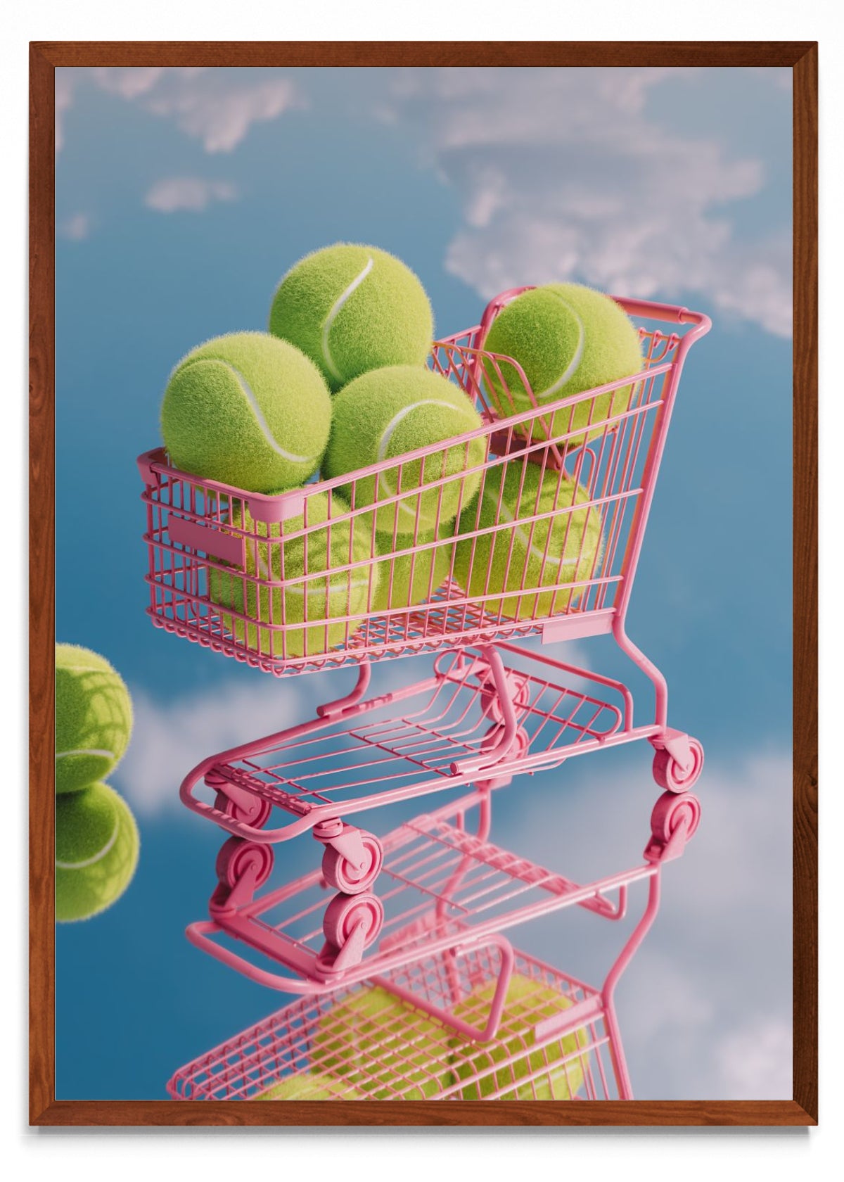 Shopping Cart Series - Tennis - Retrato MO