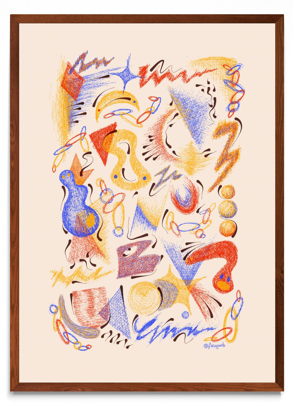 Asemic N1 - Retrato MO