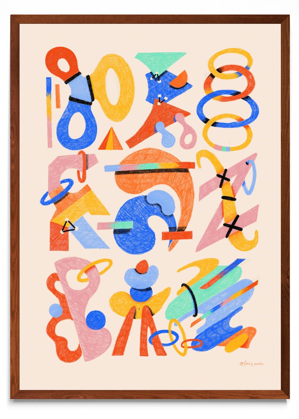 Asemic N2 - Retrato MO