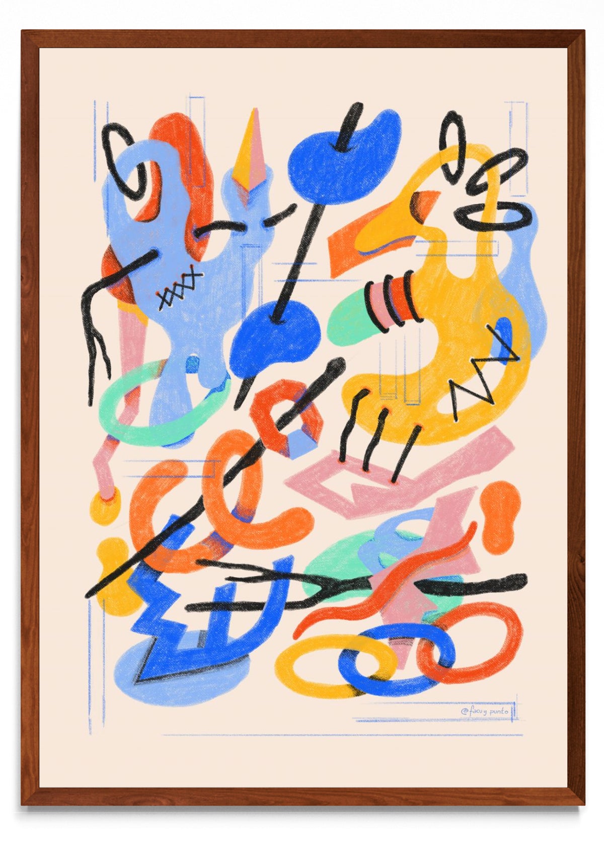 Asemic N3 - Retrato MO