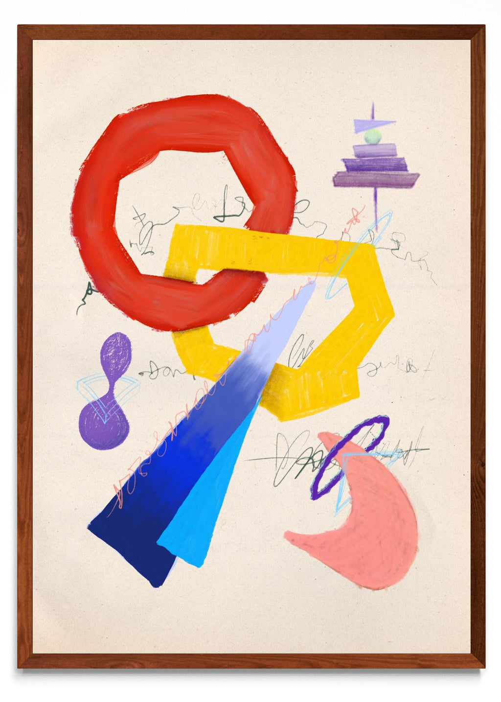 Asemic BHS 02 2025 - Retrato MO
