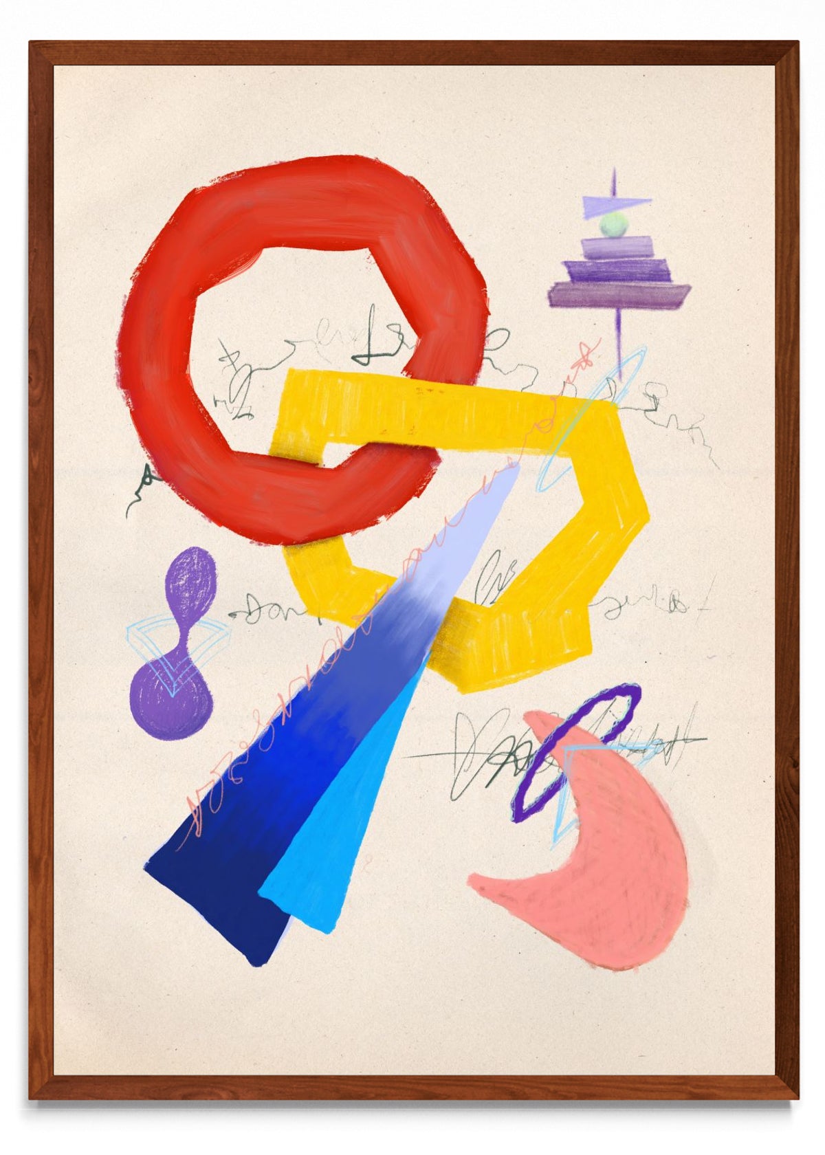 Asemic BHS 02 2025 - Retrato MO