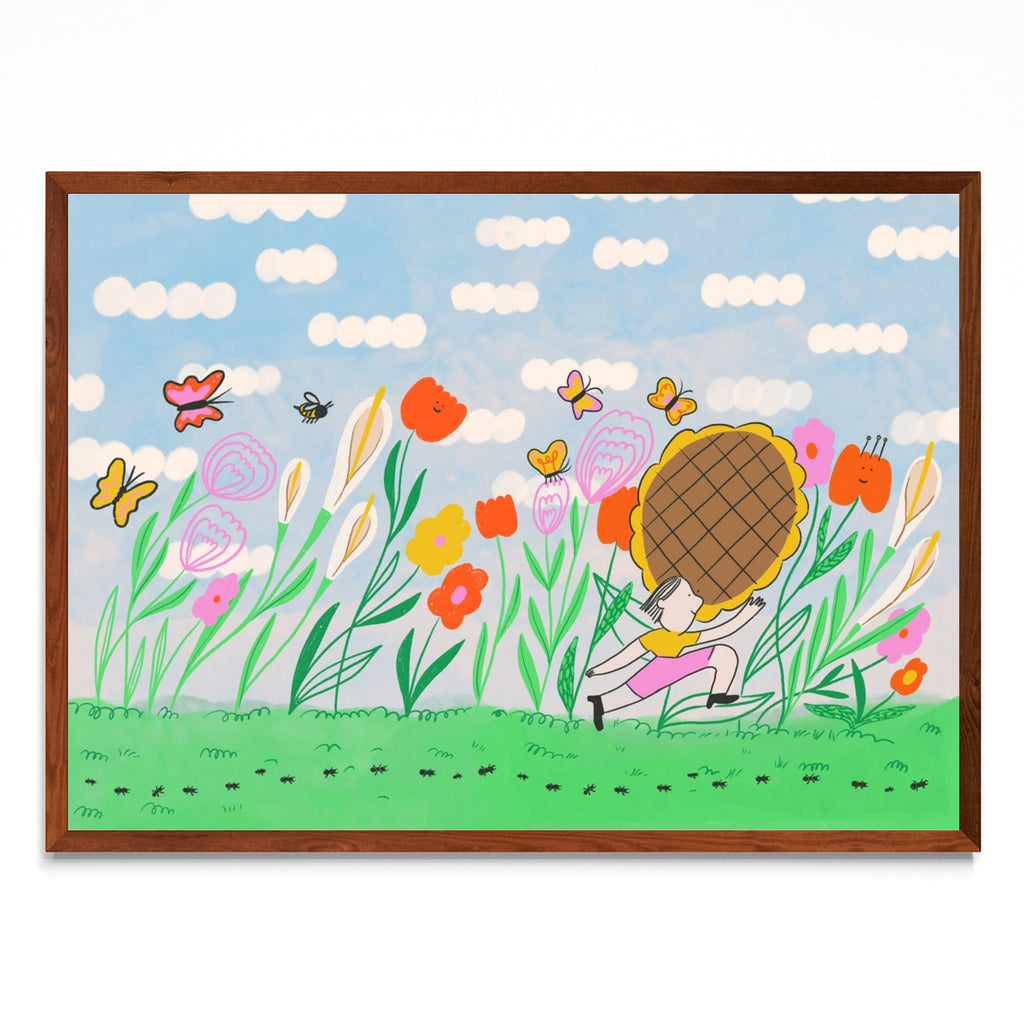 Descanso entre flores - Paisaje MO