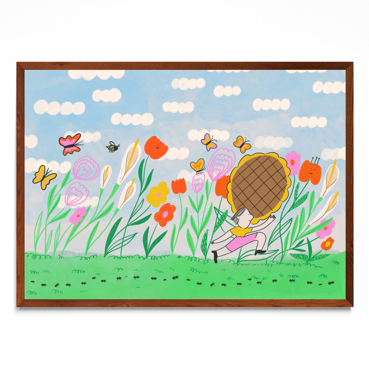Descanso entre flores - Paisaje MO