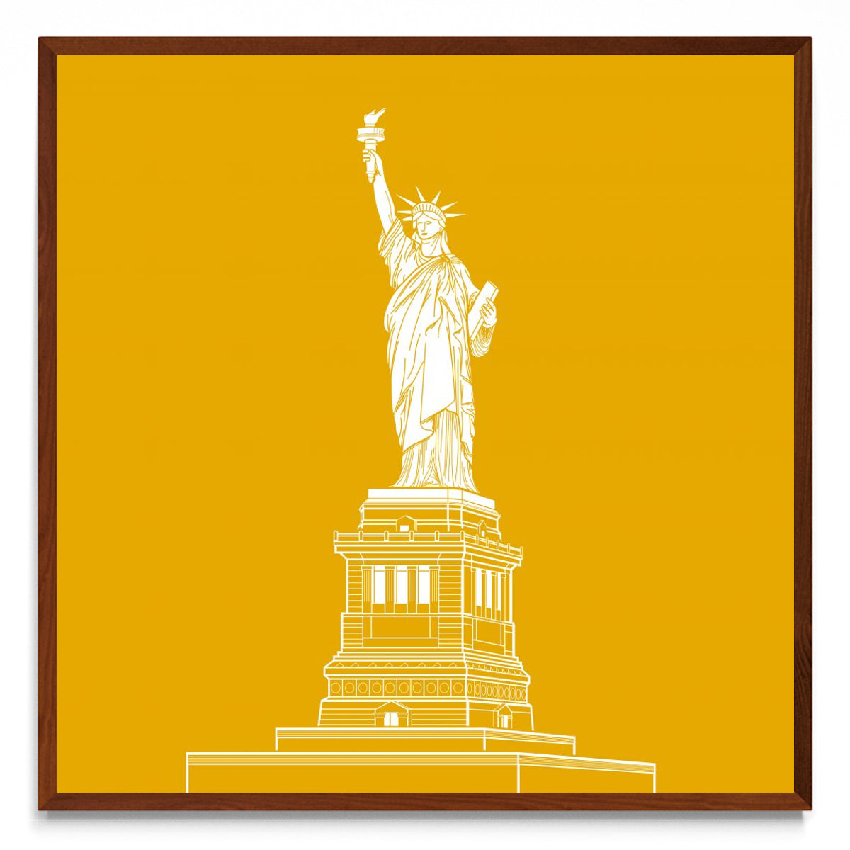 ESTATUA DE LA LIBERTAD - cuadrado MO