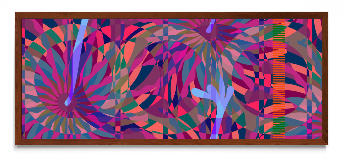 Panoramic Abstract Flower - Pano H MO