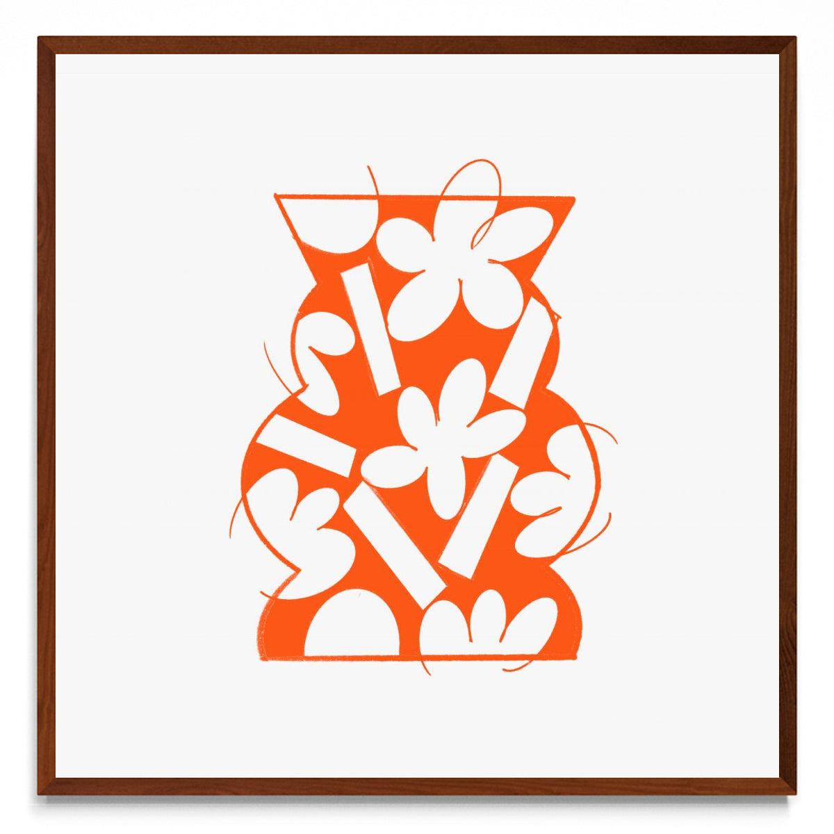 Vase Orange - cuadrado MO