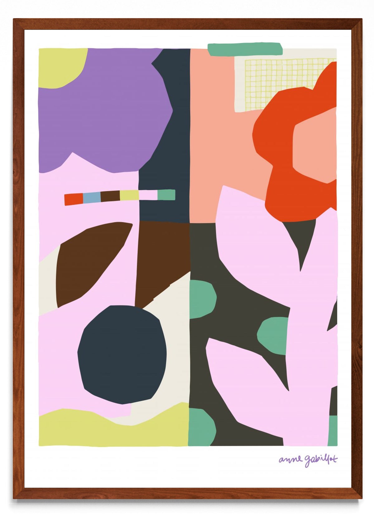 Collage de flores I - Retrato MO