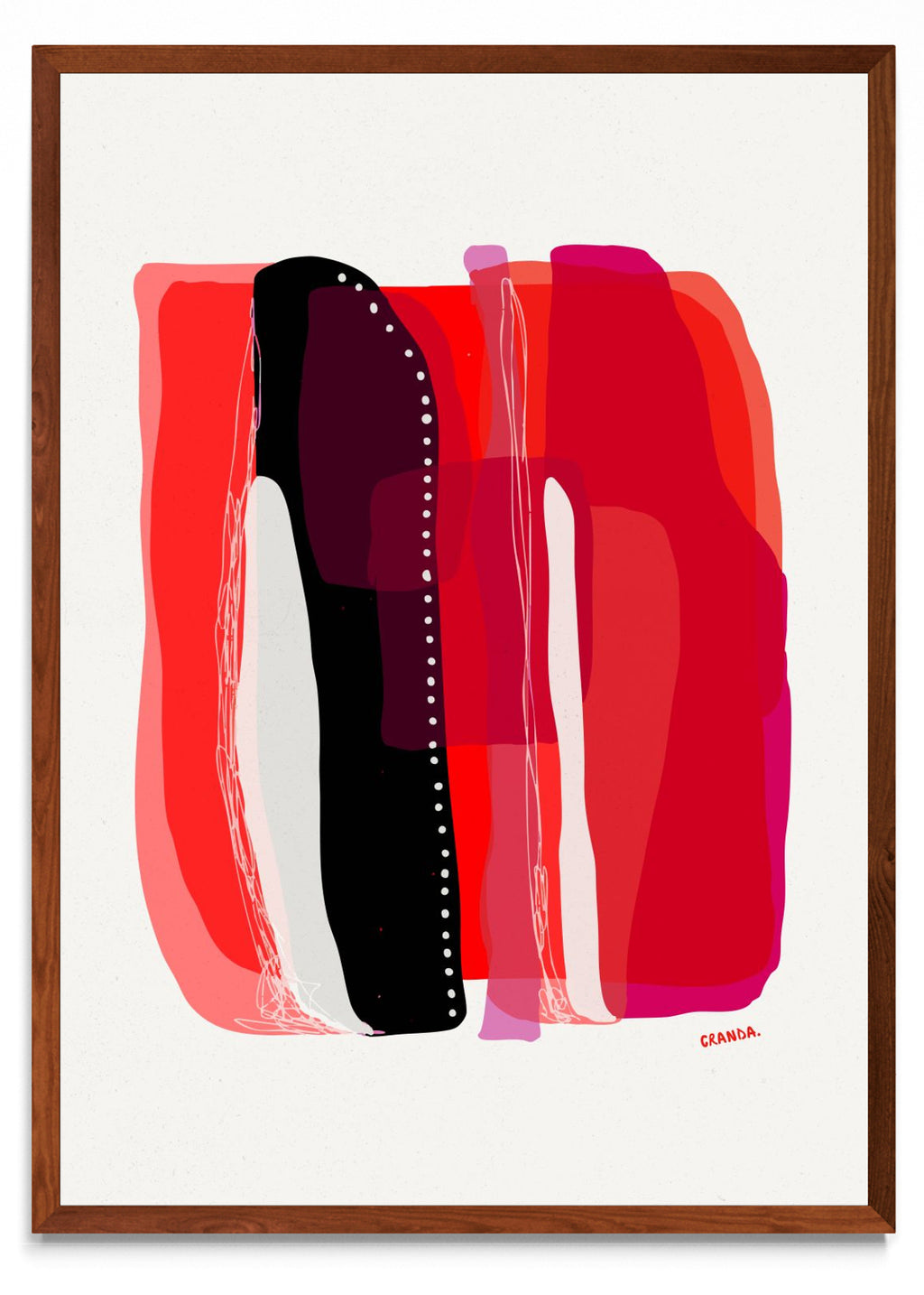 Stripes Rouge - Retrato MO