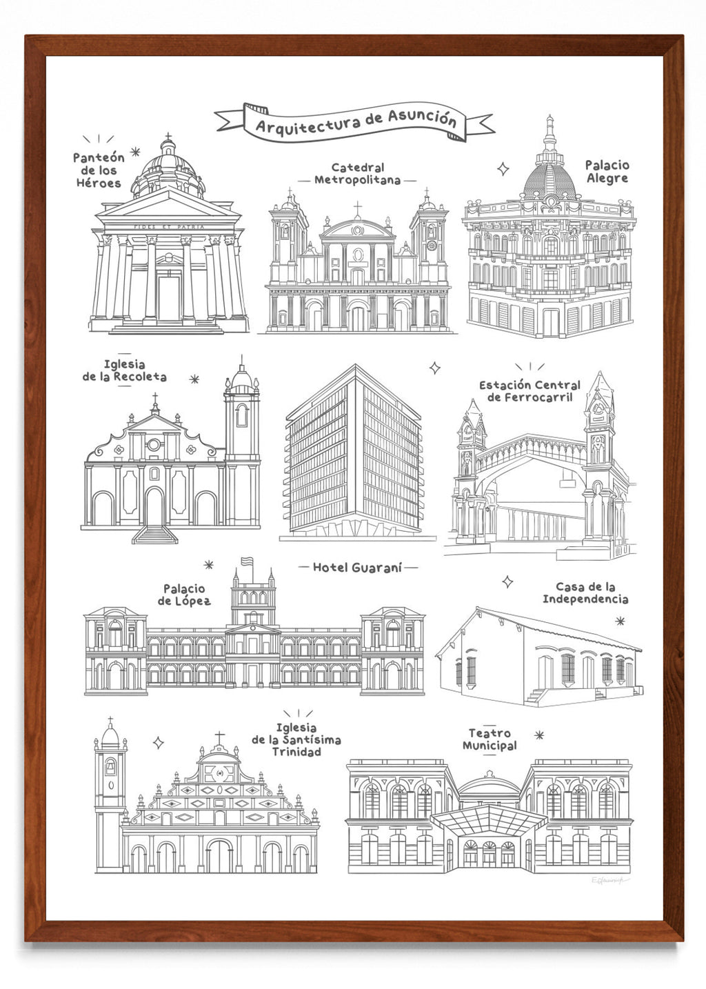 Arquitectura de Asunción - Retrato MO