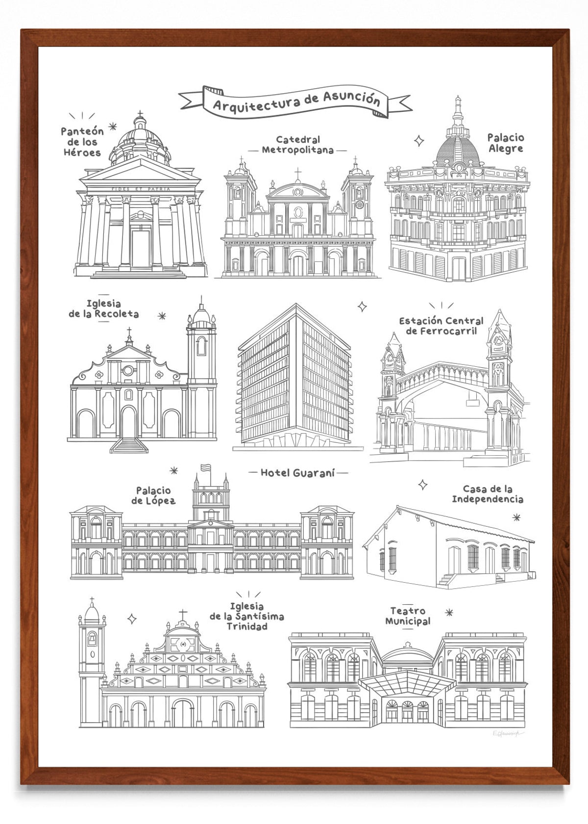 Arquitectura de Asunción - Retrato MO
