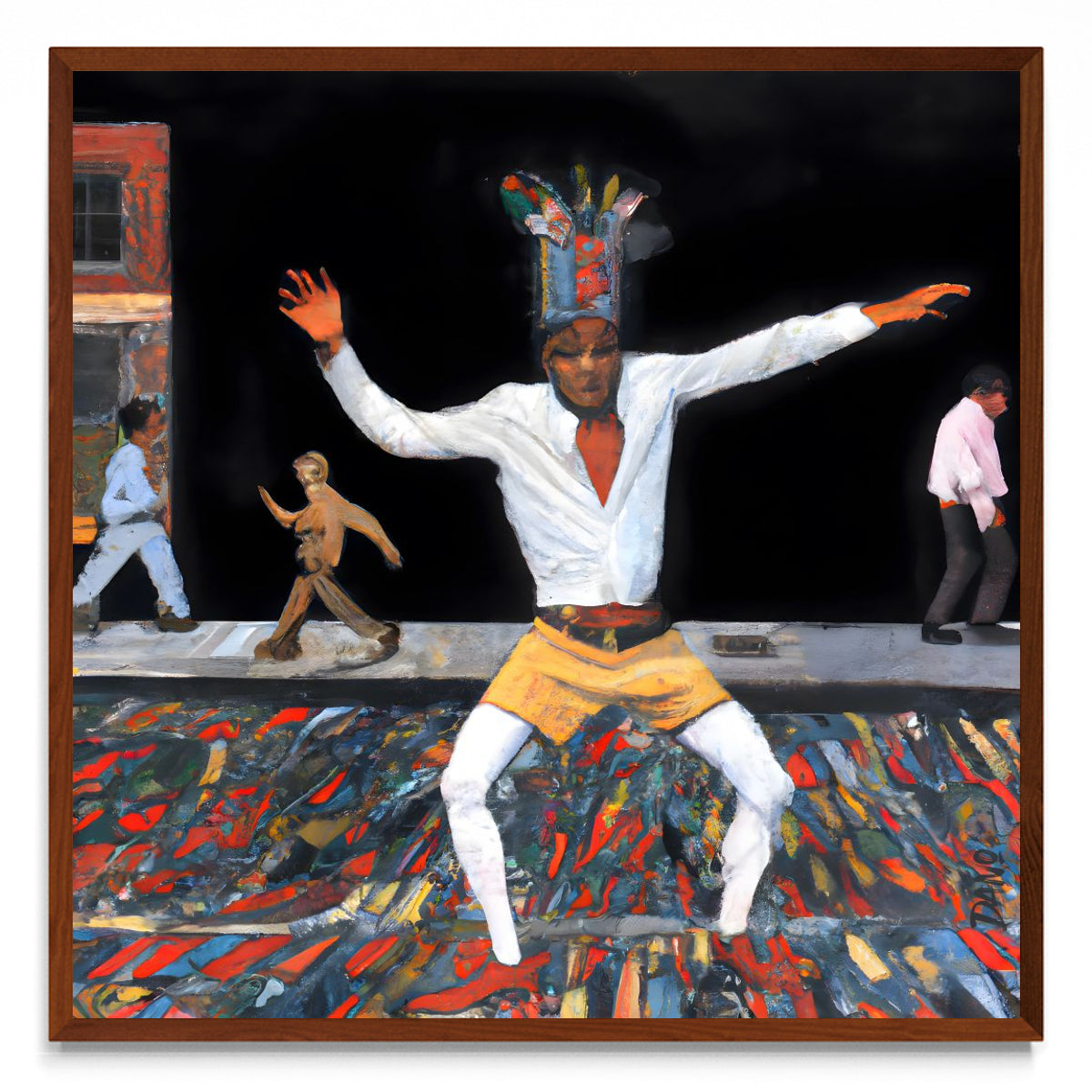 A paso de hombre - cuadrado MO