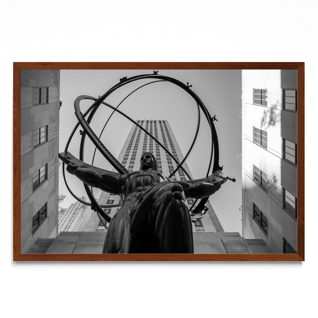 La escultura de Atlas Rockefeller Center - FotoH MO