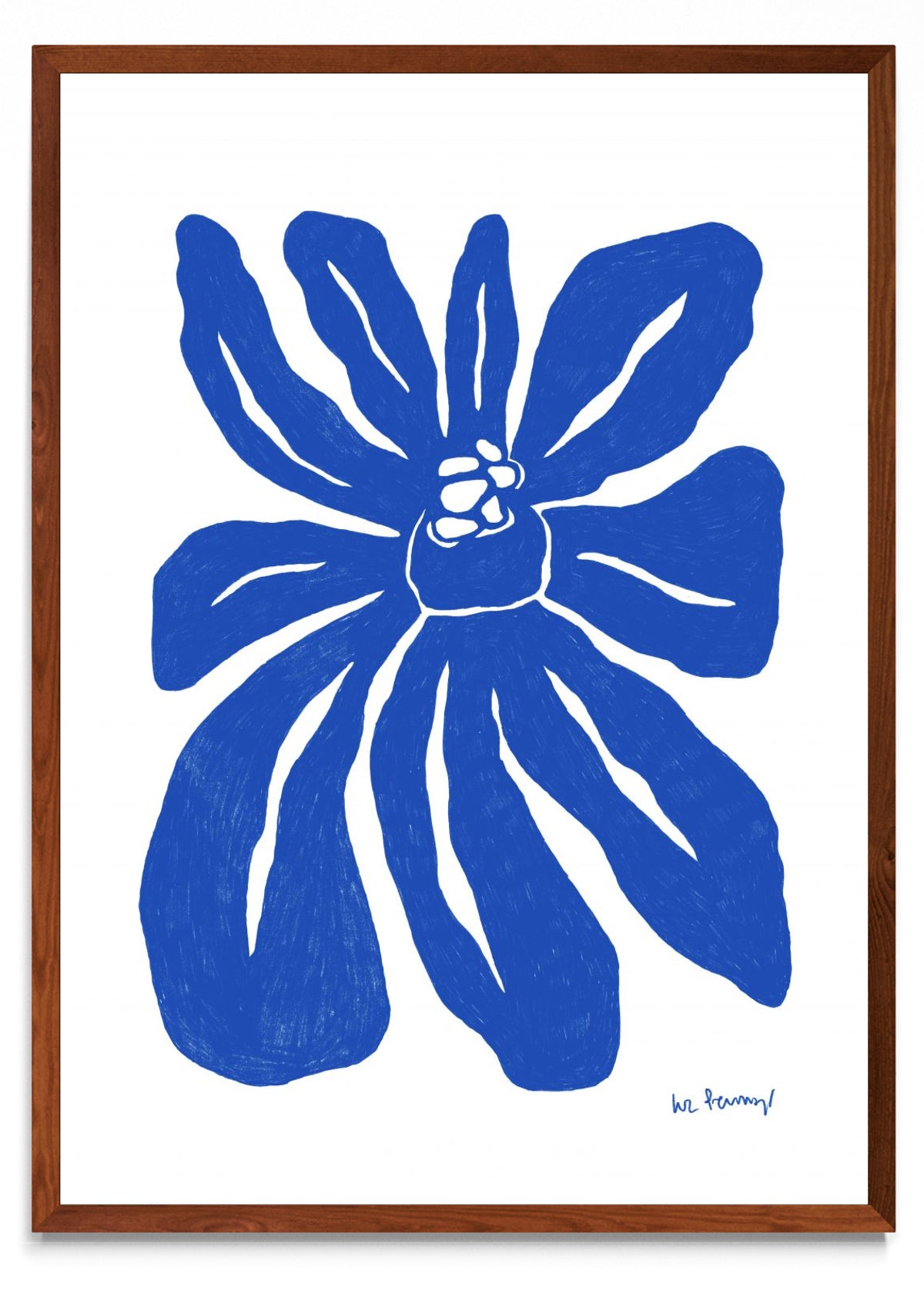 Flor azul 1 - Retrato MO
